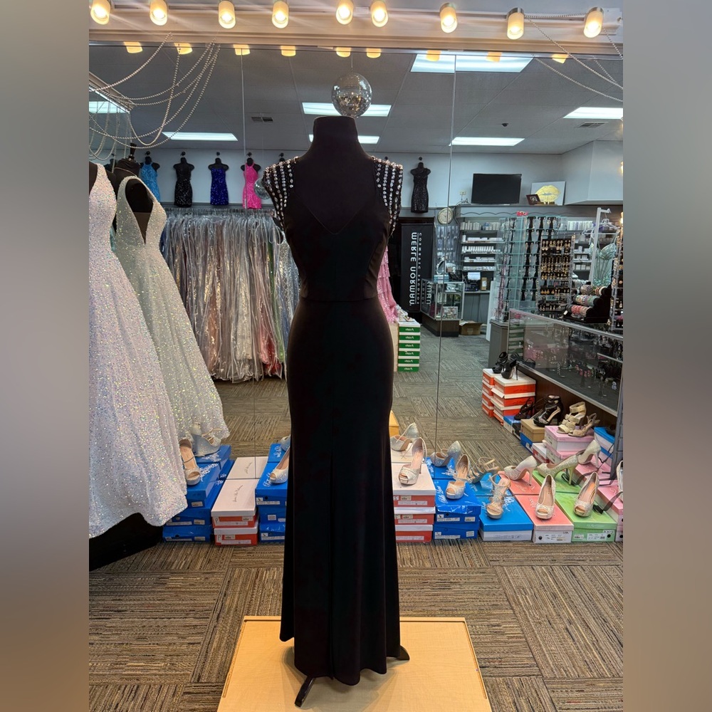 JOSH & JAZZ SZ-6 131C856 BLACK FORMAL/PROM/SPECIAL OCCASION DRESS
